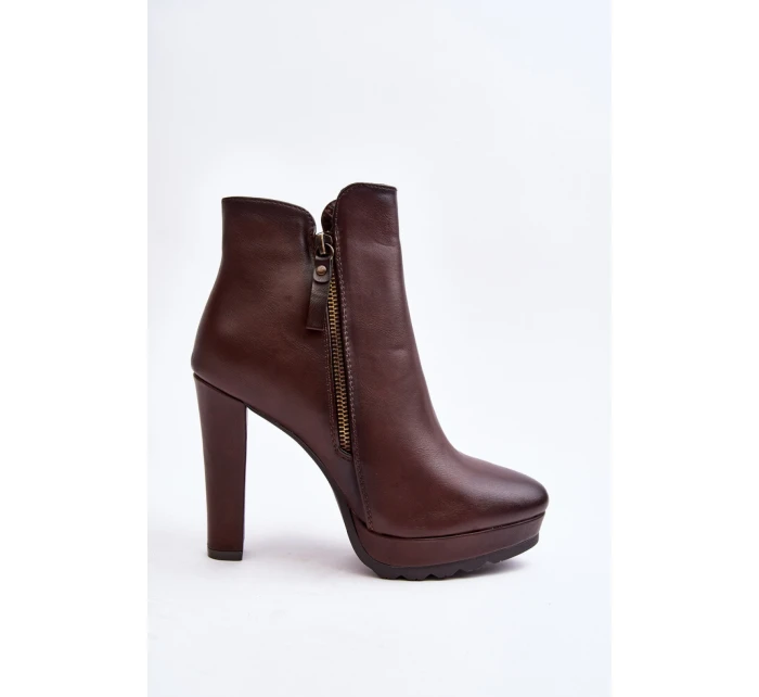 Topánky na podpätku model 189051 Step in style