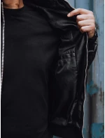 Pánská kožená bunda černá Dstreet model 21978975 - FashionStreet Pánská kožená bunda černá Dstreet model 21978975 - FashionStreet