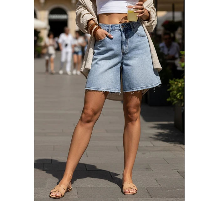 Spodenki damskie niebieskie model 22118268 - FashionStreet