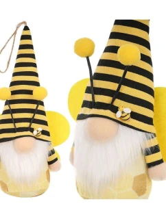 ŠKRIATOK ŠKRIATOK ŽLTÁ VČELA 20CM PRÍVESOK JARNÁ DEKORÁCIA