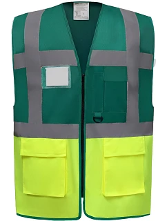 HVW 801 HiVis multifunkční vesta vis yellow model 22502365 - Yoko
