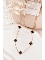 Nerezový řetízek Zlatavě-černý Nerezový řetízek Zlatavě-černý