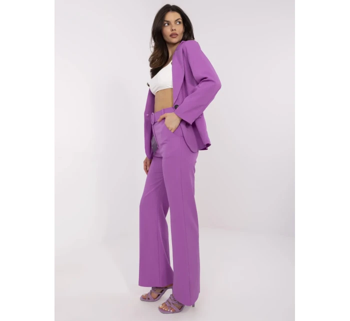 Nohavice DHJ SP 18737.08 fialové Nohavice DHJ SP 18737.08 fialové