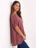 Blúzka MI BZ 7951.34 tmavoružová