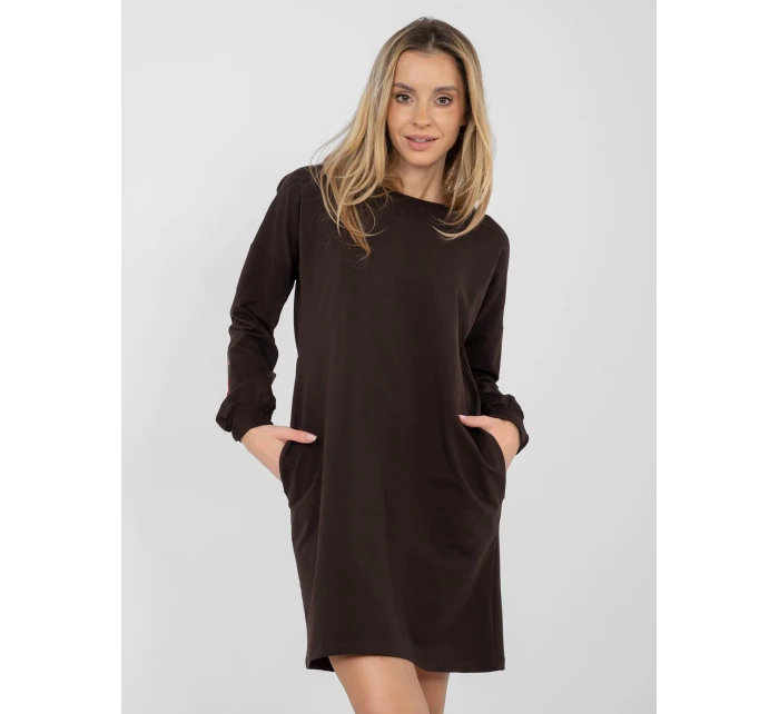Šaty RV SK 8088.59 tmavohnedé