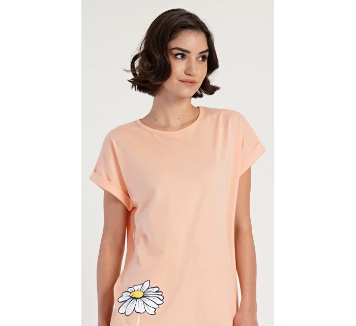 Dámska nočná košeľa s krátkym rukávom Matylda