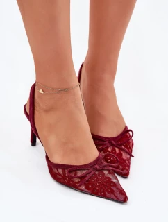 Lodičky s ihlovým podpätkom model 213881 Krok vo veľkom štýle