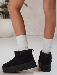 Dámské černé semišové sněhule Dstreet model 21994461 - FashionStreet