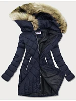 PIKOWANA KURTKA DAMSKA ZIMOWA GRANATOWA model 21242409 - LF WOMEN PIKOWANA KURTKA DAMSKA ZIMOWA GRANATOWA model 21242409 - LF WOMEN