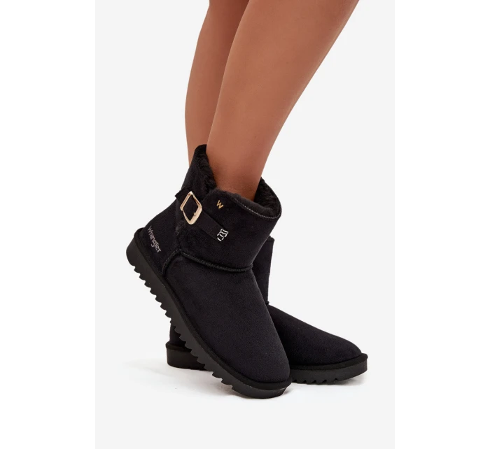 Śniegowce Damskie Z Klamrą Wrangler 20253091.25Y Czarne