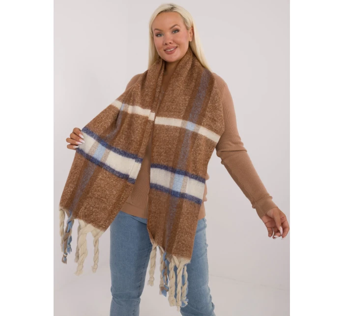 Szalik AT SZ model 20473736 brązowy - FPrice Szalik AT SZ model 20473736 brązowy - FPrice