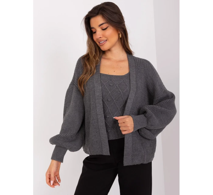 Komplet BA KMPL model 19011892 ciemny szary - FPrice Komplet BA KMPL model 19011892 ciemny szary - FPrice