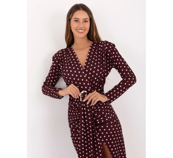 Šaty IT SK  bordó model 21441174 - FPrice