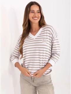 Bluzka RV BZ model 21406657 biało beżowy - FPrice