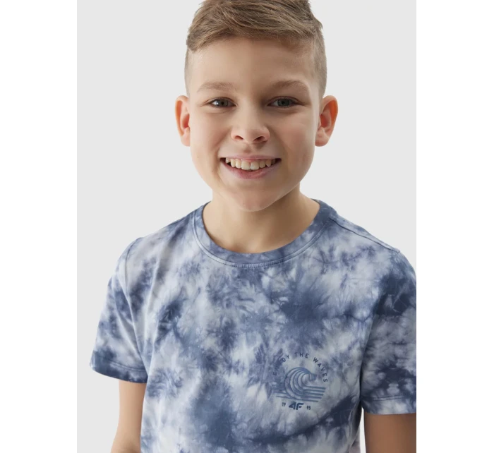 Chlapčenské tričko s potlačou 4F - viacfarebné
