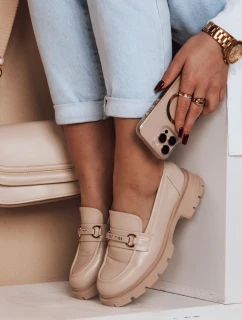 Dámske béžové mokasíny MNIMNI FashionStreet ZY0659