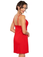 Dámska nočná košeľa Gabi červená - Donna