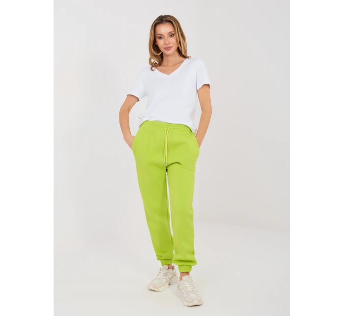 Tepláky CLM DR 1107.98 limetkovo zelená