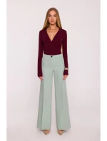 M875 Široké nohavice - mätové