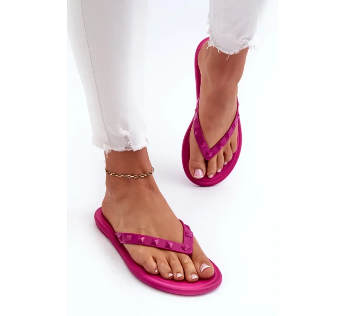 Dámske ploché flexibilné žabky ZAXY fuchsiová Dámske ploché flexibilné žabky ZAXY fuchsiová