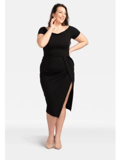 Dámske šaty SA566 čierne - Karko