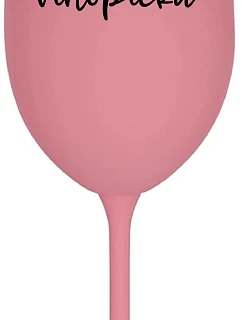 VÍNOPIČKA - ružový pohár na víno 350 ml