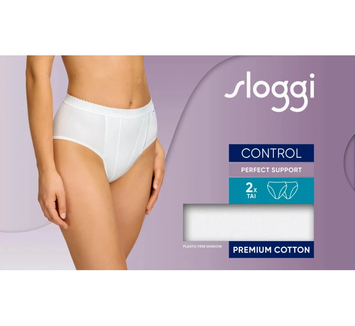 sloggi Control Tai 2P - WHITE - SLOGGI WHITE - SLOGGI