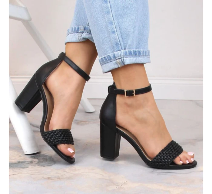 Sandále na podpätku eVento W 5945 black