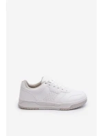 Sneakersy Męskie Z Eko Skóry Białe Radikalle Sneakersy Męskie Z Eko Skóry Białe Radikalle