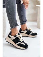 Zateplené dámské kožené sneakersy Big Star model 21671468 HIPOLY SYSTEM černé - Big Star Shoes Zateplené dámské kožené sneakersy Big Star model 21671468 HIPOLY SYSTEM černé - Big Star Shoes