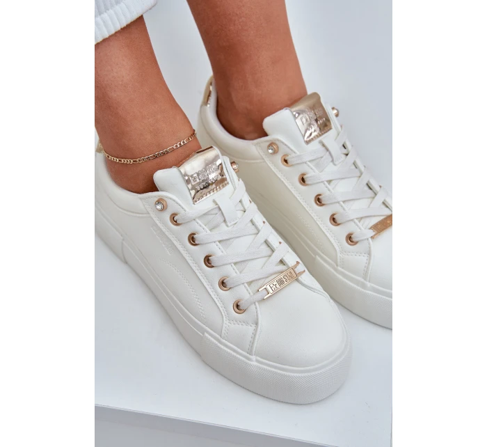 Dámské tenisky Big Star model 21683863 Bílé - Big Star Shoes Dámské tenisky Big Star model 21683863 Bílé - Big Star Shoes