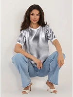 IT tričko TS 20881.85 tmavomodré a biele IT tričko TS 20881.85 tmavomodré a biele