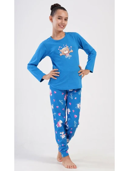 Detské dlhé pyžamo Medveď I love you