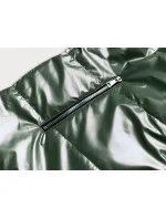 Zelená dámska rozšírená obojstranná vesta (B8006-10) Zelená dámska rozšírená obojstranná vesta (B8006-10)