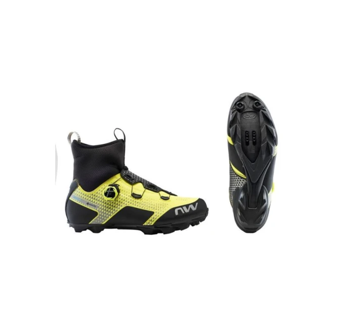 Cyklistická obuv NORTHWAVE Celsius Xc Arc GTX yellow/black - 42 Cyklistická obuv NORTHWAVE Celsius Xc Arc GTX yellow/black - 42