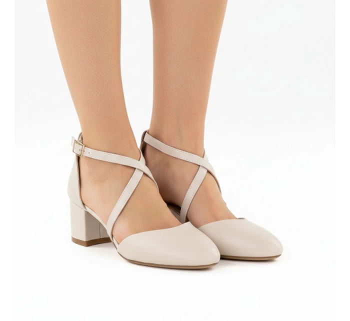 Dámské sandály béžové Sergio model 22021829 - LEONE