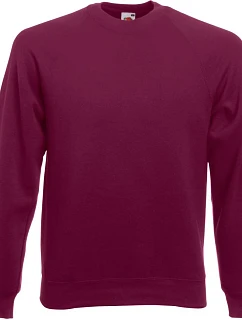 Classic Raglan Sweat mikina burgundy model 22537358 - Fruit of the Loom