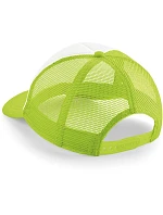 B Dětská 5 panelová síťovaná kšiltovka 53. lime green/white model 22482155 - Beechfield B Dětská 5 panelová síťovaná kšiltovka 53. lime green/white model 22482155 - Beechfield