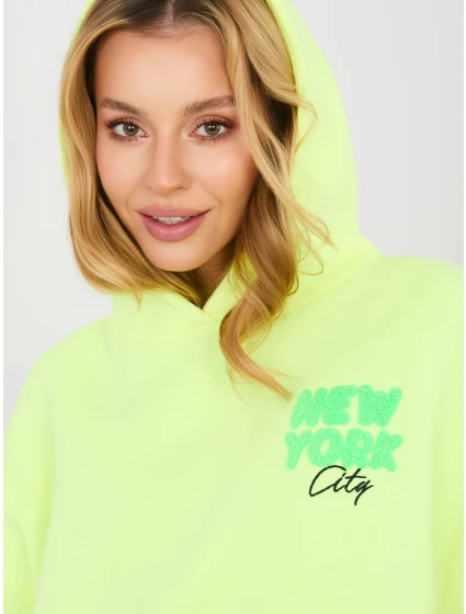 Mikina MJ BL H2587.82 fluo yellow Mikina MJ BL H2587.82 fluo yellow