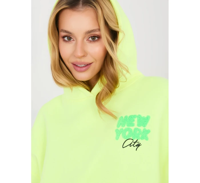 Mikina MJ BL H2587.82 fluo yellow Mikina MJ BL H2587.82 fluo yellow