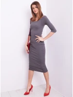 Šaty CZ SK 4196.00 tmavo šedá