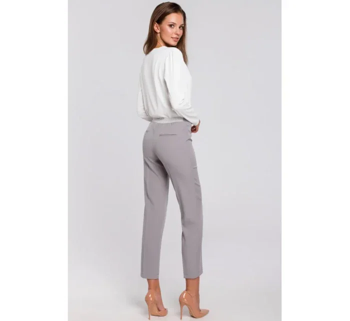 K037 Zavinovacie blúzka - ecru