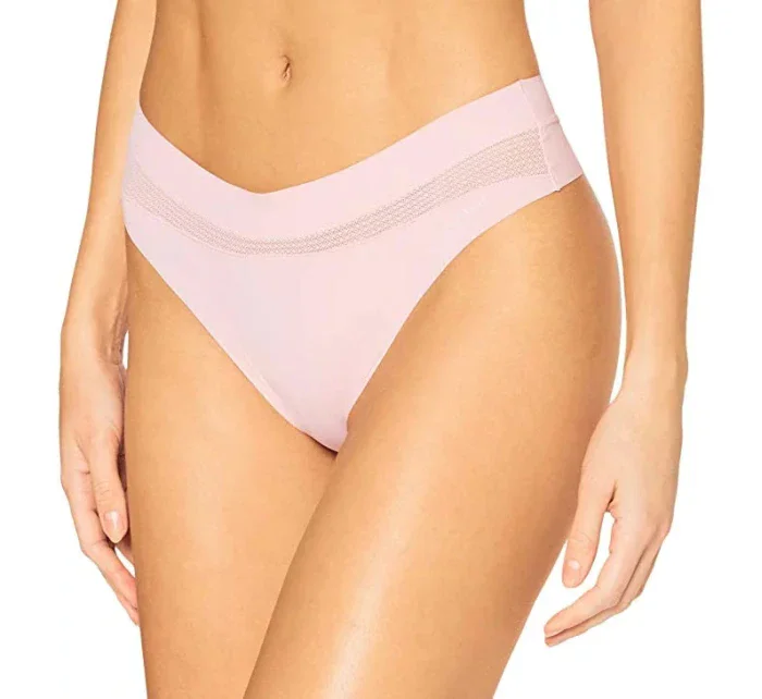 Dámske tangá QF6047E 7Z2 ružová - Calvin Klein