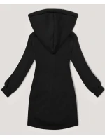 Černá dlouhá dámská mikina s kapucí LHD  model 21893584 - Good looking