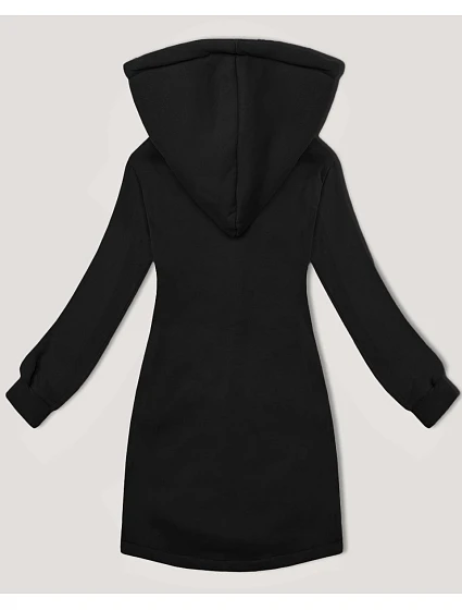 Černá dlouhá dámská mikina s kapucí LHD  model 21893584 - Good looking