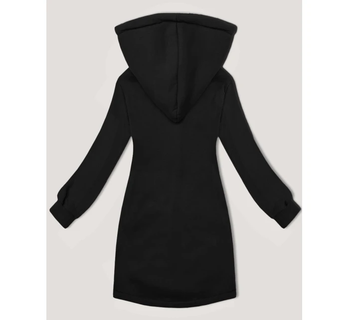 Černá dlouhá dámská mikina s kapucí LHD  model 21893584 - Good looking