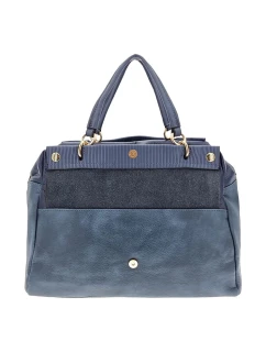 Exkluzívna tmavomodrá dámska kabelka 5Y9XI - MARIA C