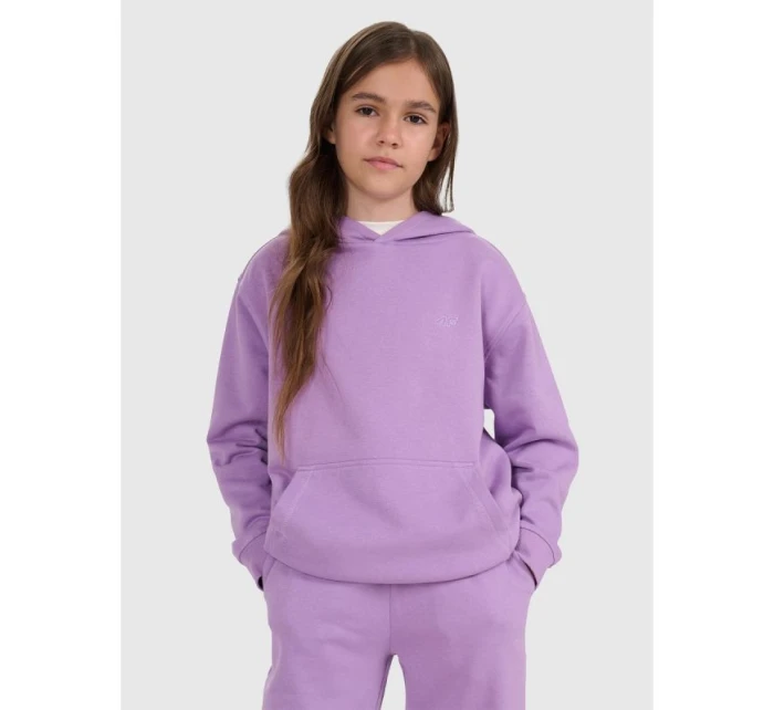 Dívčí mikina s kapucí model 21756963 - 4F