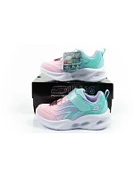 Skechers Color Breeze LED dětská sportovní obuv pro dívky tyrkysová