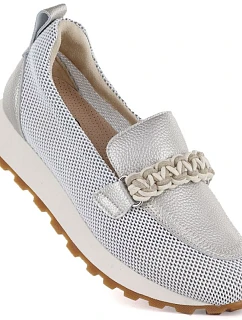 Dámske kožené poltopánky sport lords gold Cambell 19392